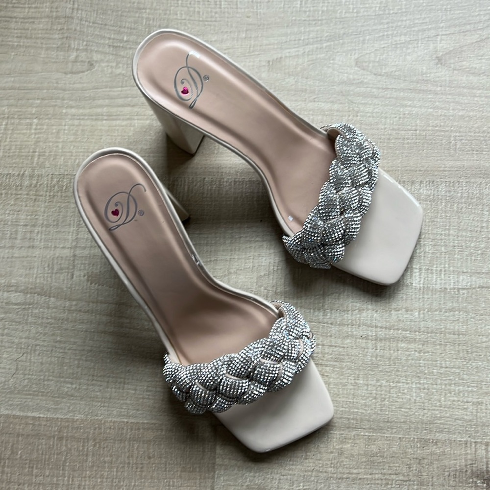 Embellished holiday / Christmas heels
